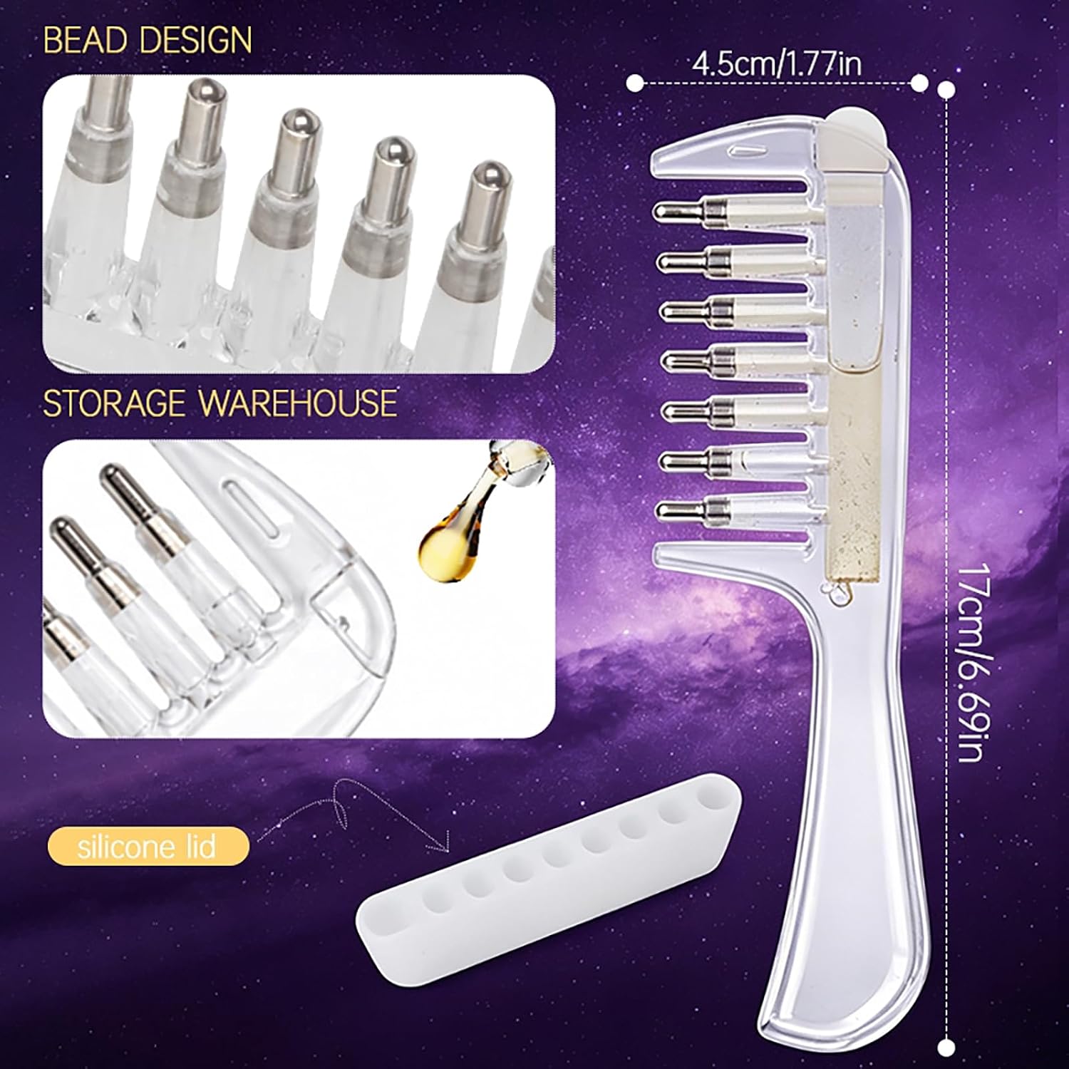 Scalp Applicator Comb – Liquid Root Therapy Comb ছবি 3