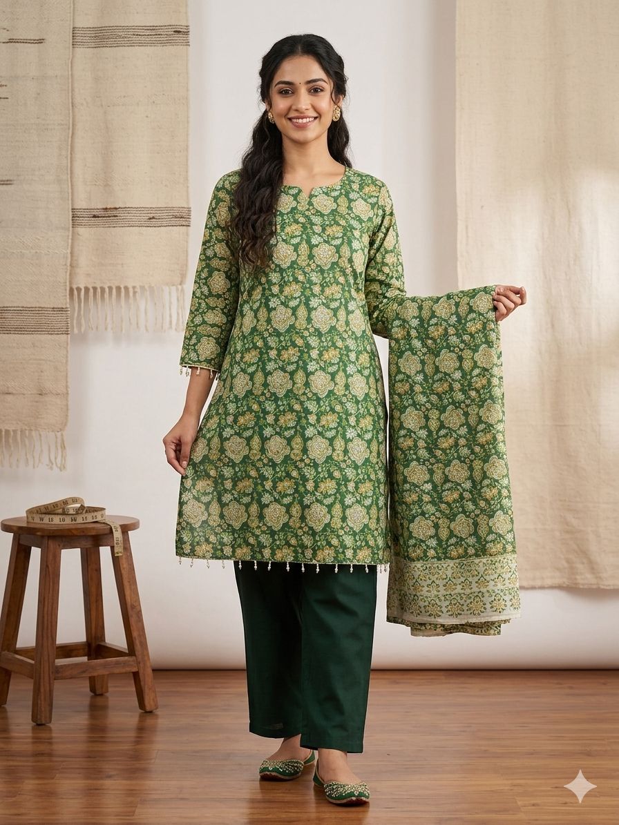 ReadyMade Printed Three Piece ছবি 2