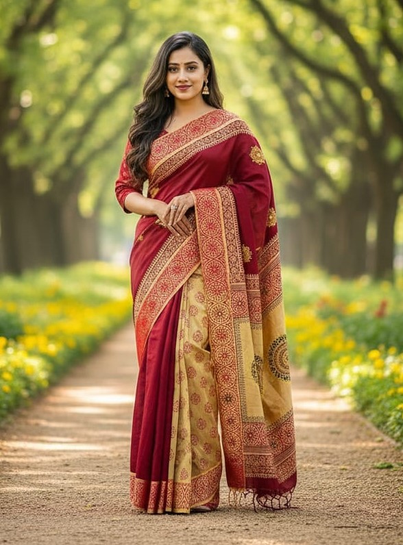 Premium Dhupiyan Silk Sharee ছবি 5