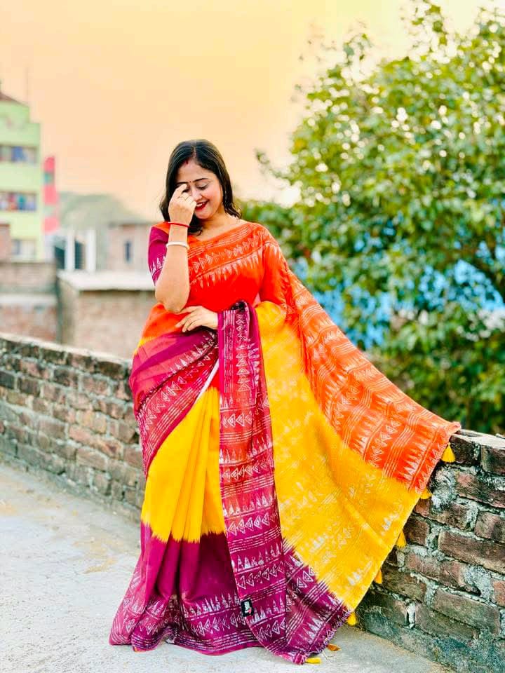 Chanderi silk sharee ছবি 3