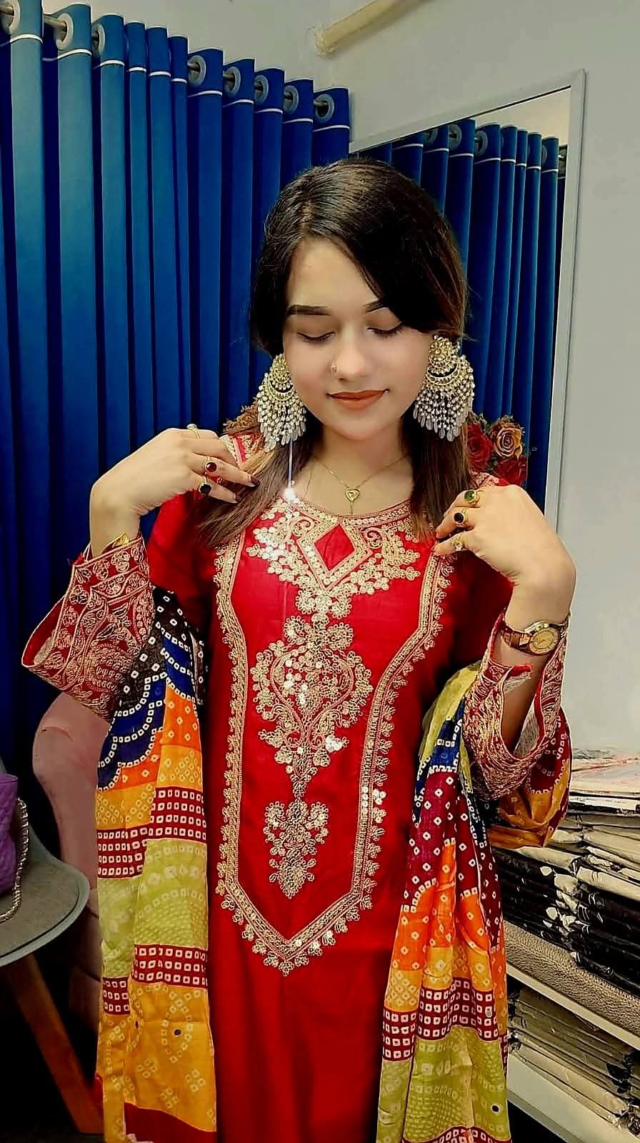 Embroidery Three Piece ছবি 2