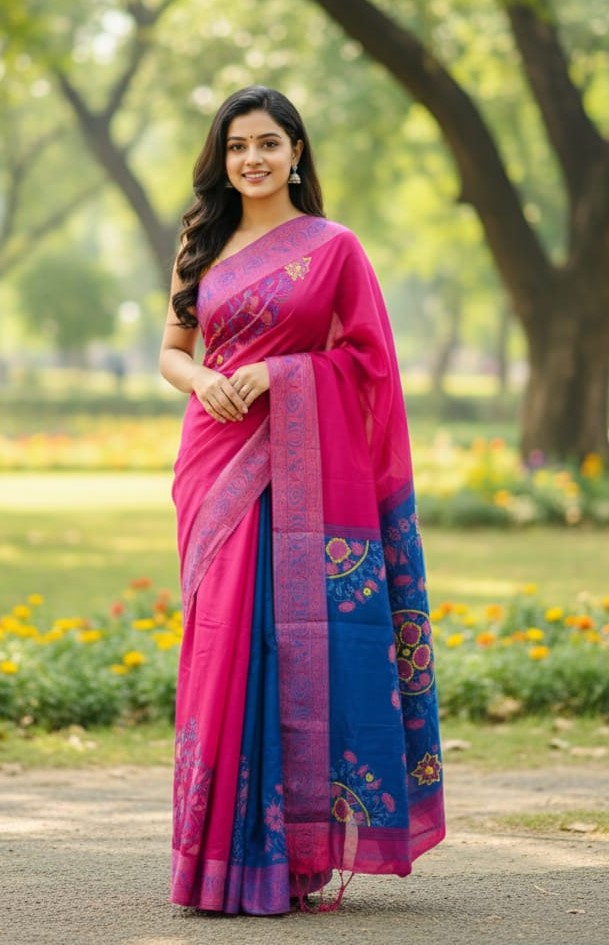 Premium Dhupiyan Silk Sharee ছবি 3