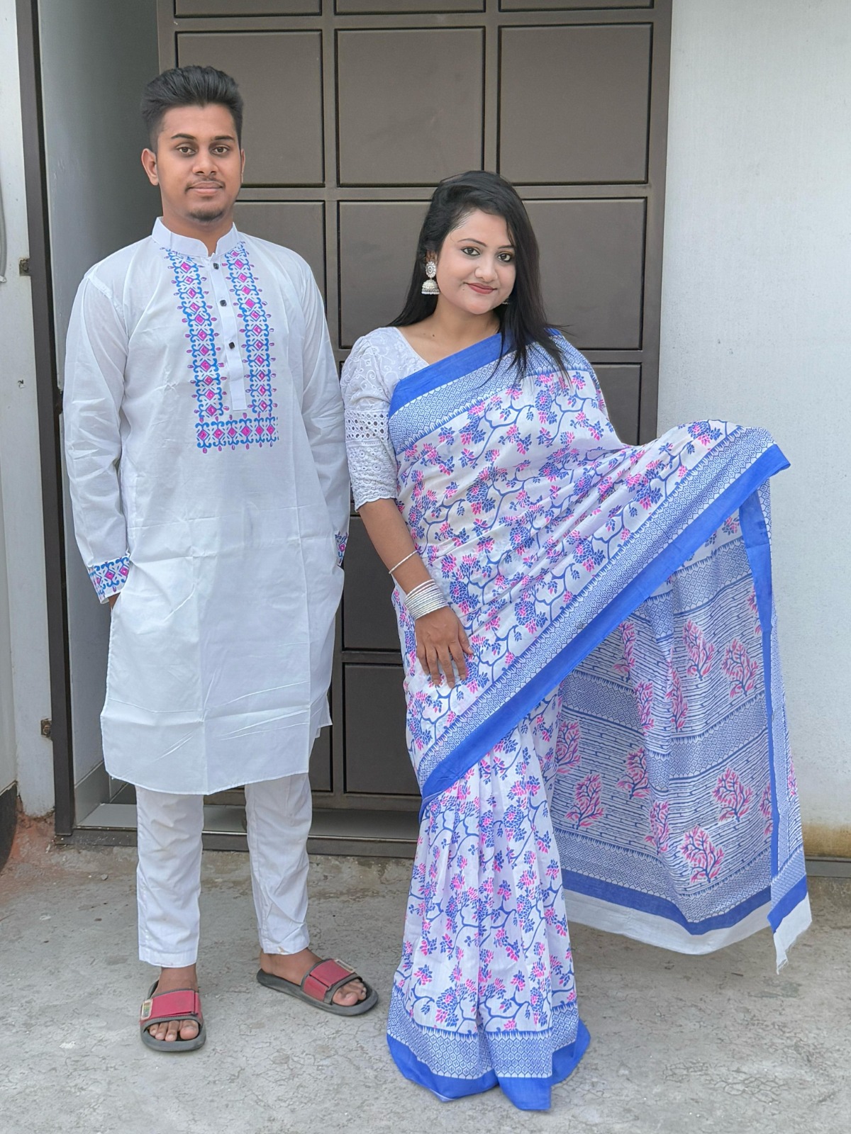 Sharee Panjabi Couple Dress ছবি 4