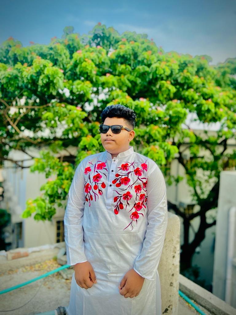 Hand Print Couple Dress ছবি 17