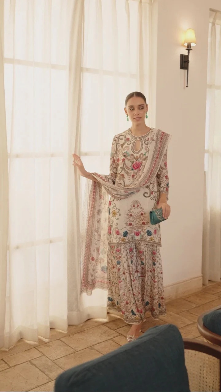 Eid Special Digital Print Three Piece
