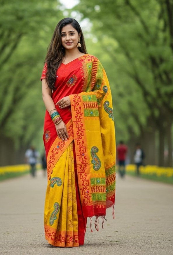 Premium Dhupiyan Silk Sharee ছবি 6
