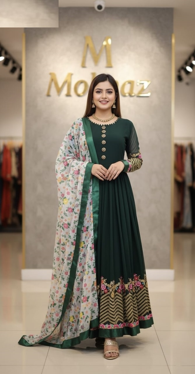 Jorjet Embroidery Party Dress