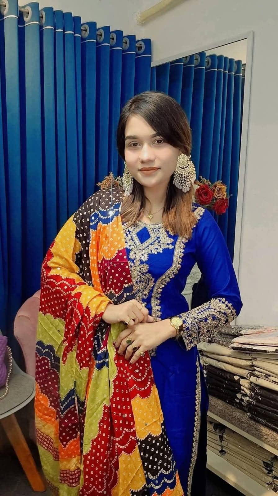 Embroidery Three Piece
