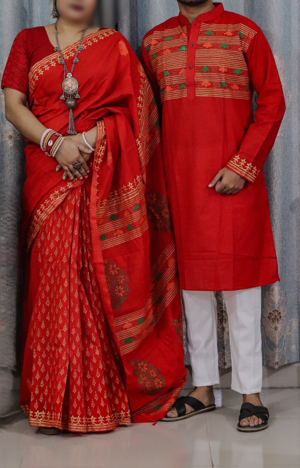 Sharee Panjabi Couple Set ছবি 12