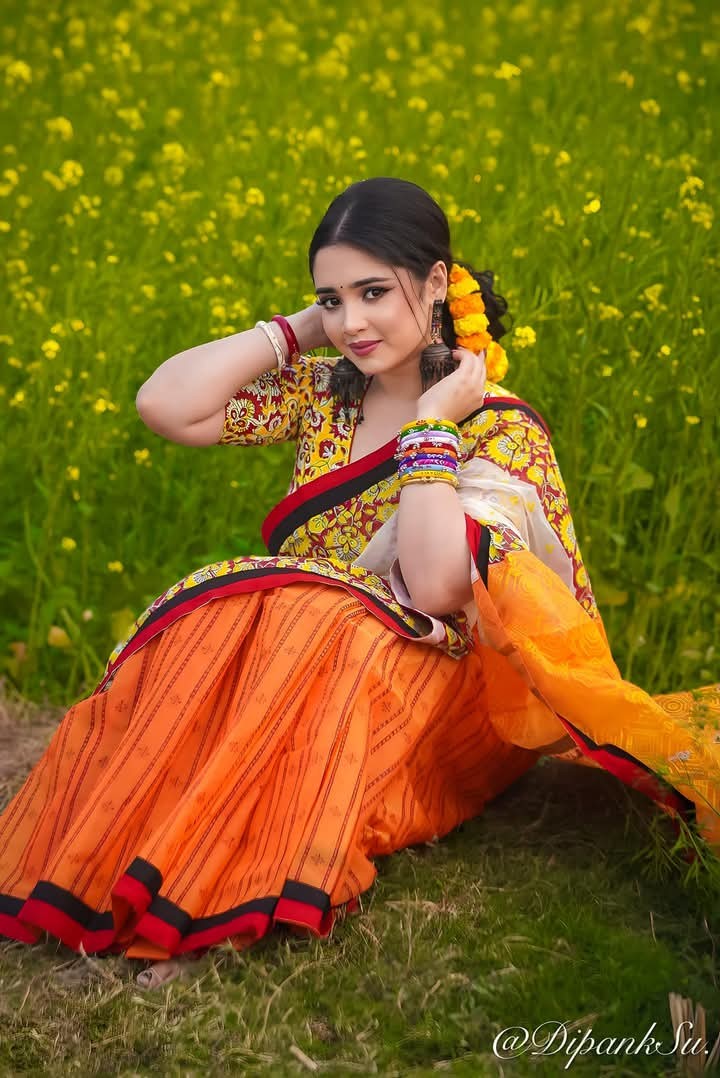 Digital Print Sharee with Blouse ছবি 5