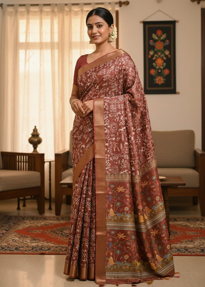 Kaftan Silk Sharee ছবি 6