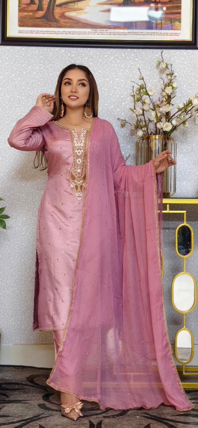Embroidery Three Piece ছবি 6