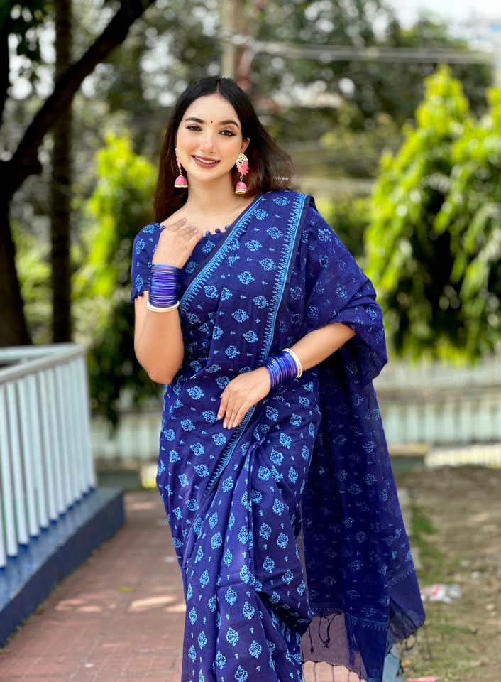 Arong Cotton Sharee ছবি 12