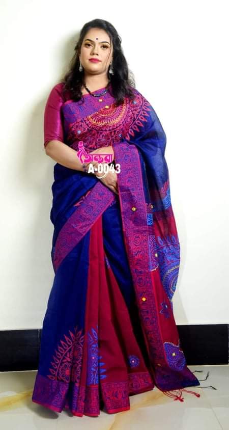 ধুপিয়ান সিল্ক শাড়ি