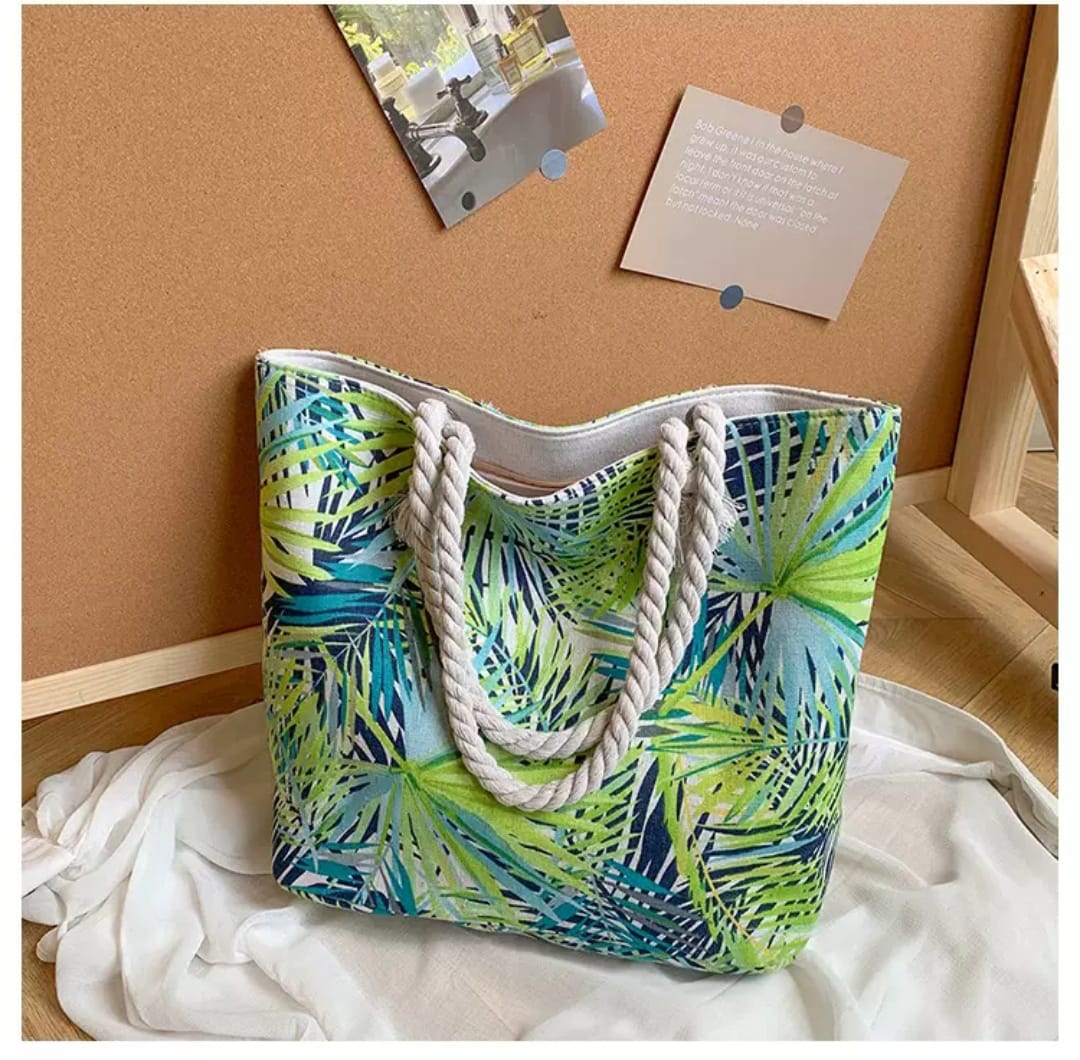 Floral canvas bag ছবি 2