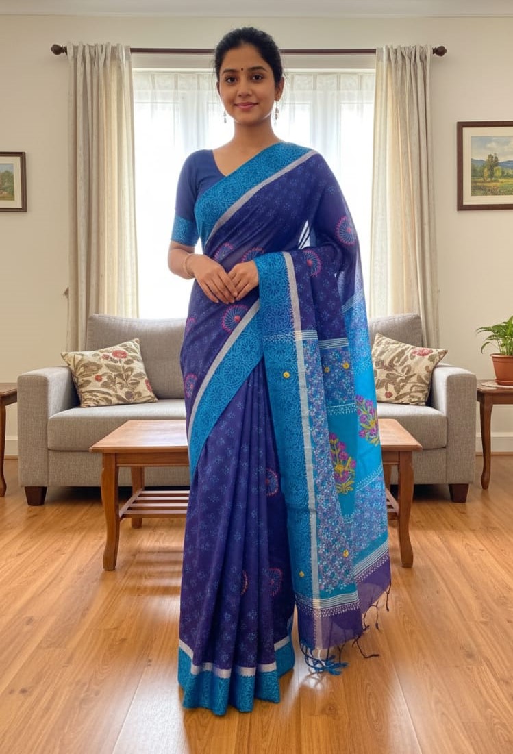Premium Dhupiyan Silk Sharee ছবি 8