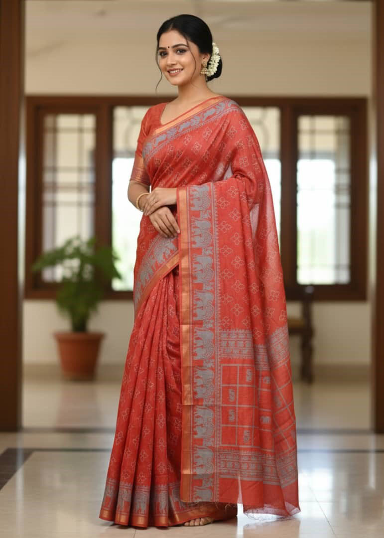 Kaftan Silk Sharee ছবি 13