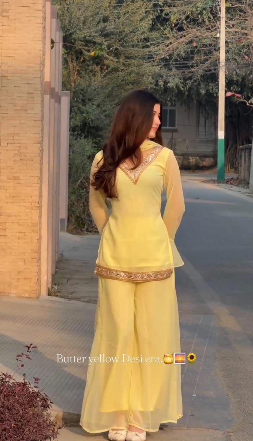 Georgette Sequence Three Piece ছবি 2