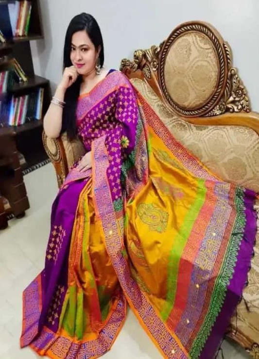 ধুপিয়ান সিল্ক শাড়ি ছবি 18