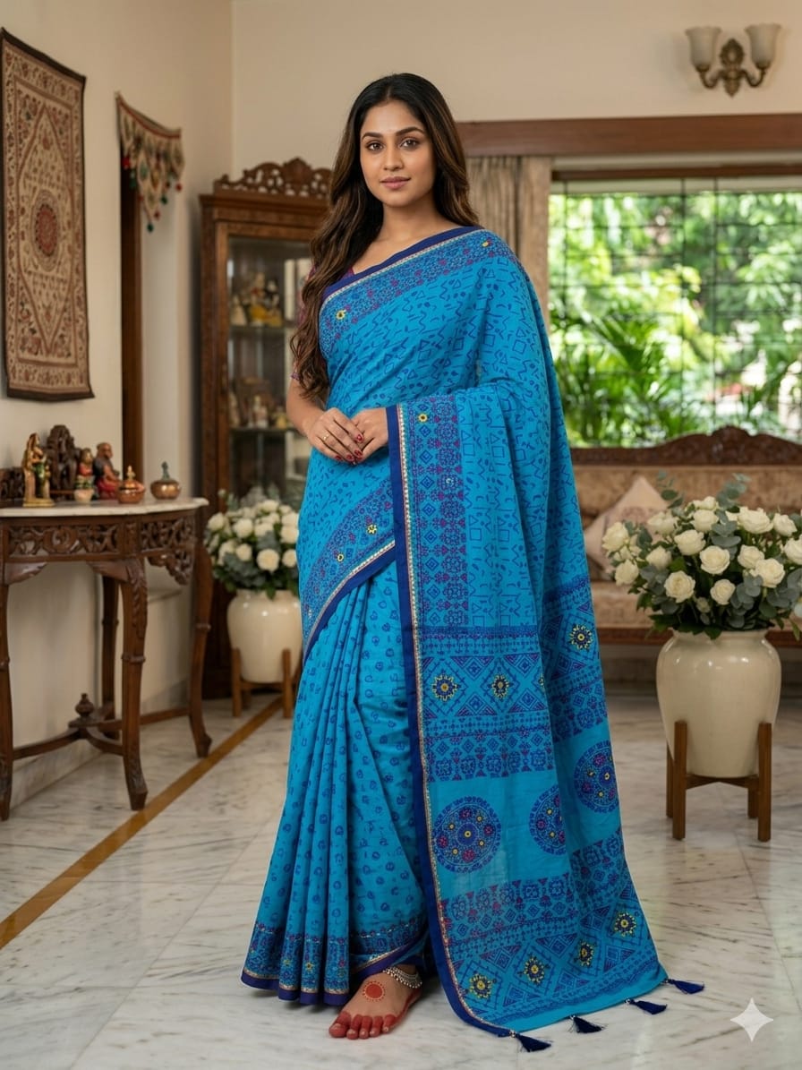 Tangail Batik Sharee ছবি 3