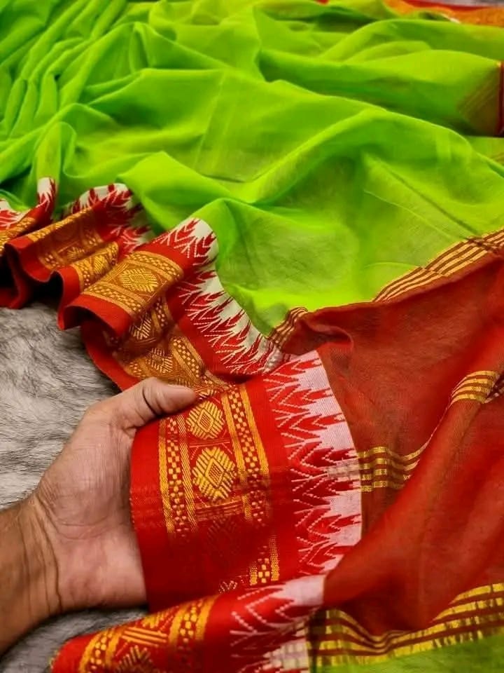 Half silk modhurai sharee