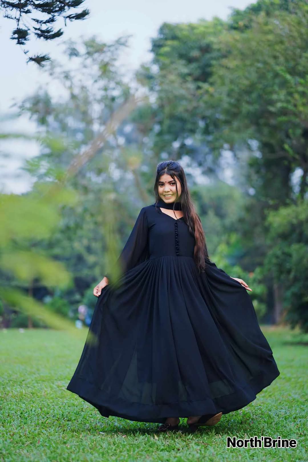 জরজেট থ্রী-পিস