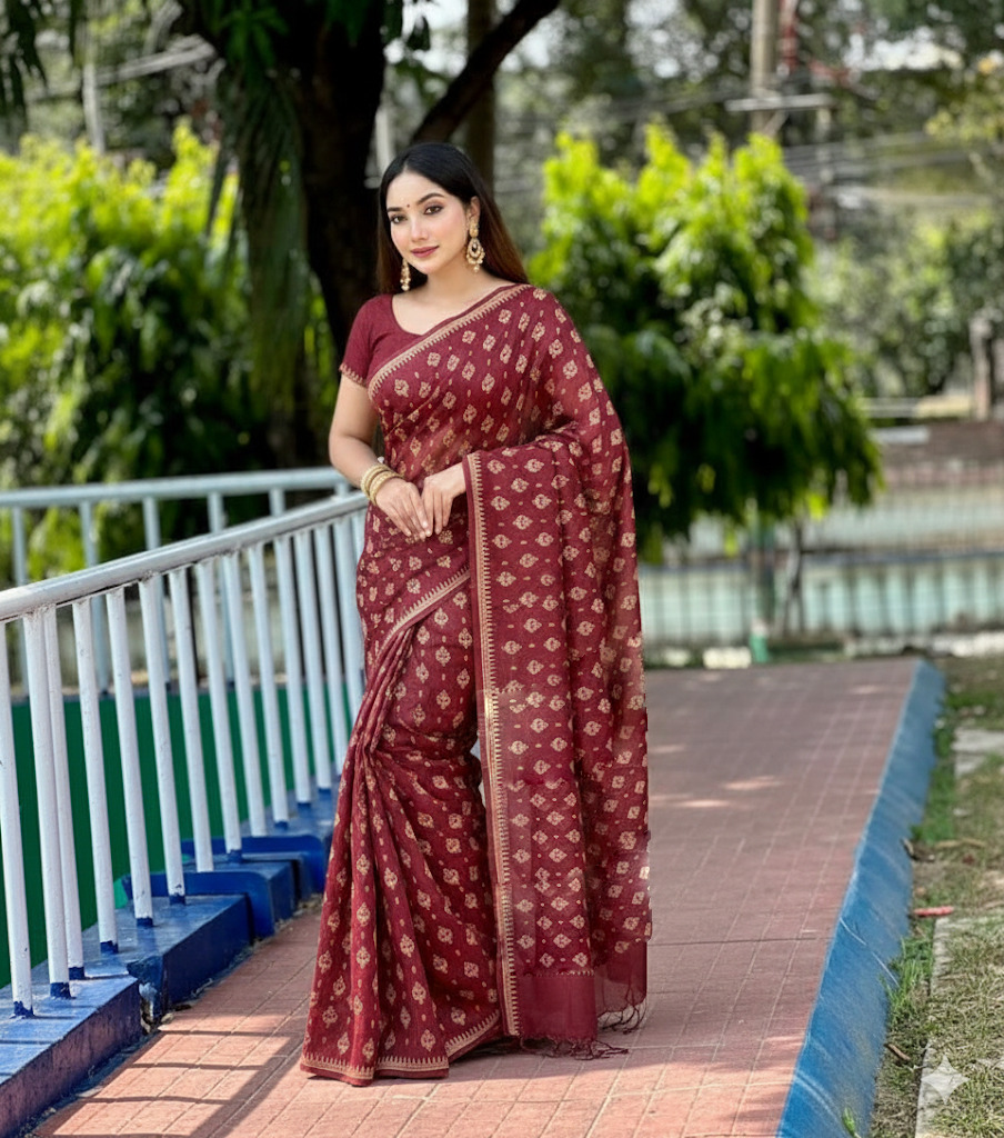 Arong Cotton Sharee ছবি 10