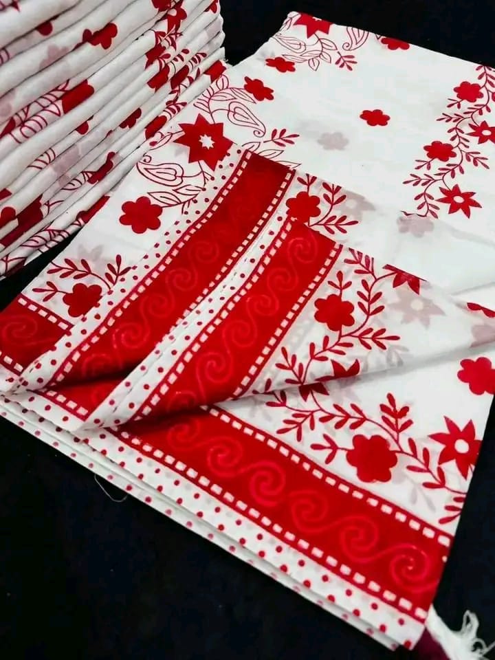 Half silk screen print sharee ছবি 6