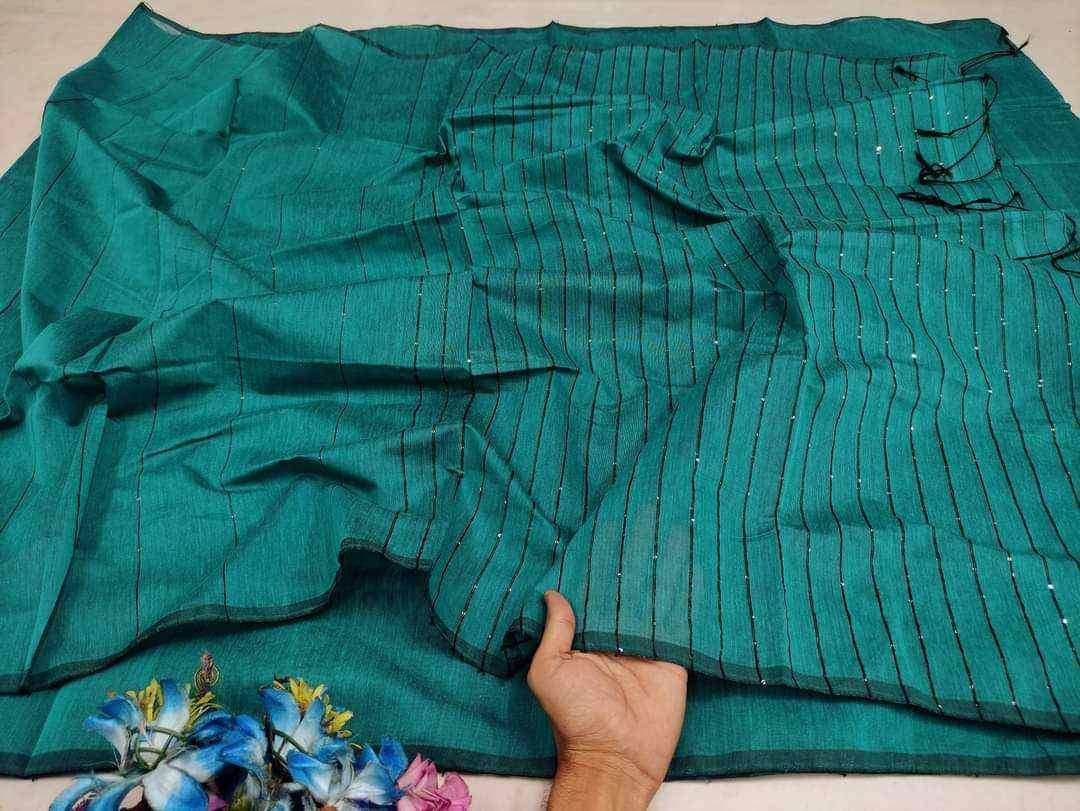 চুমকি হাফসিল্ক শাড়ী