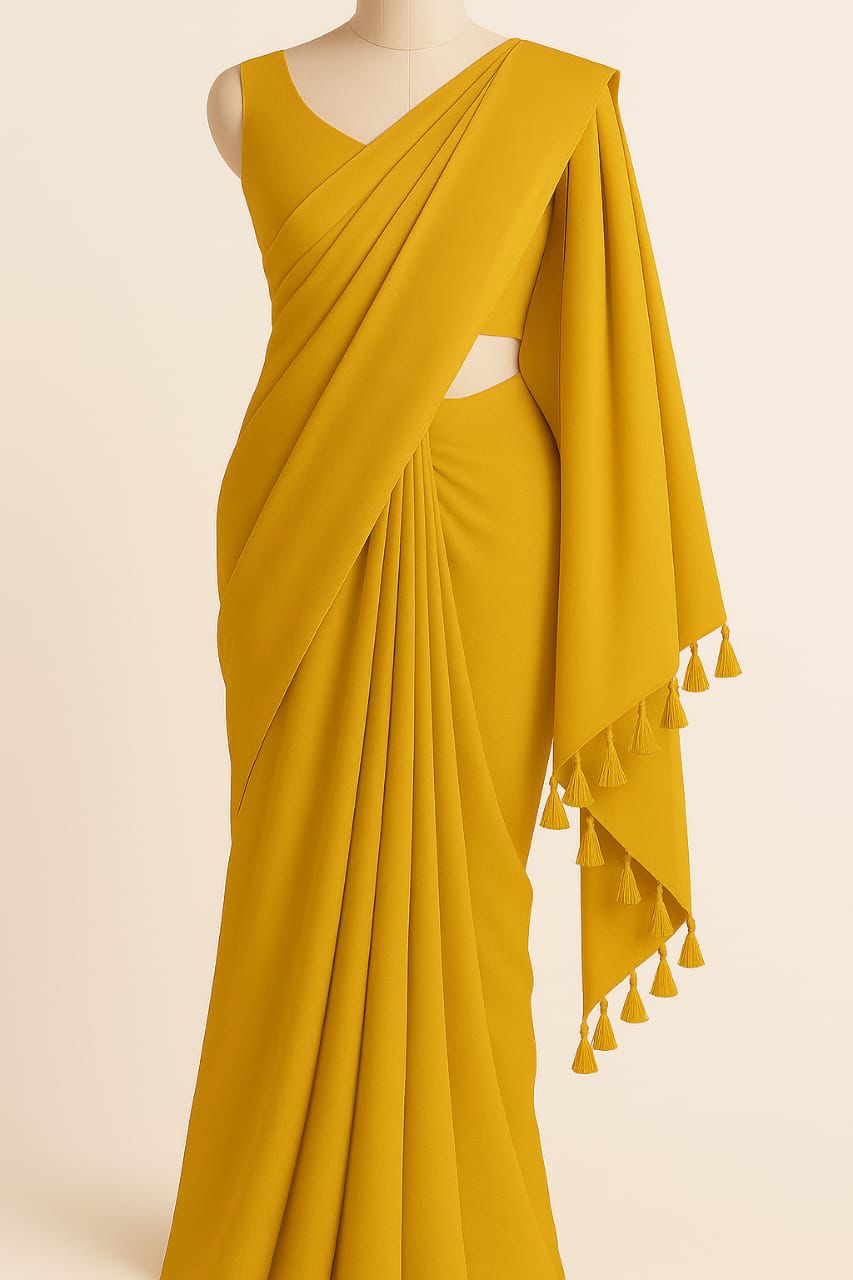 Elegant Weightless Georgette Saree ছবি 5