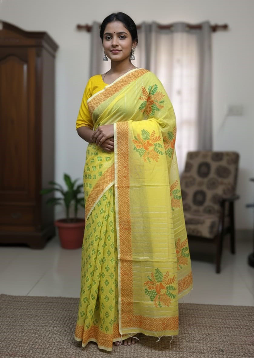 Half Silk Sharee ছবি 10