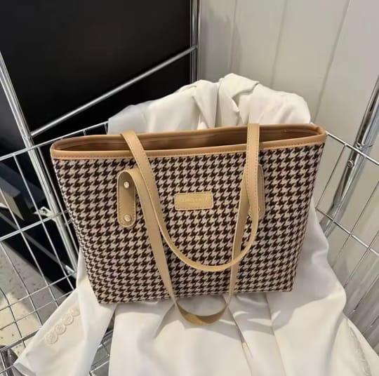 Grameen check tote bag ছবি 6