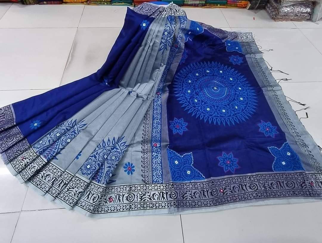 এমব্রয়ডাড়ী ধুপিয়ানসিল্ক শাড়ী