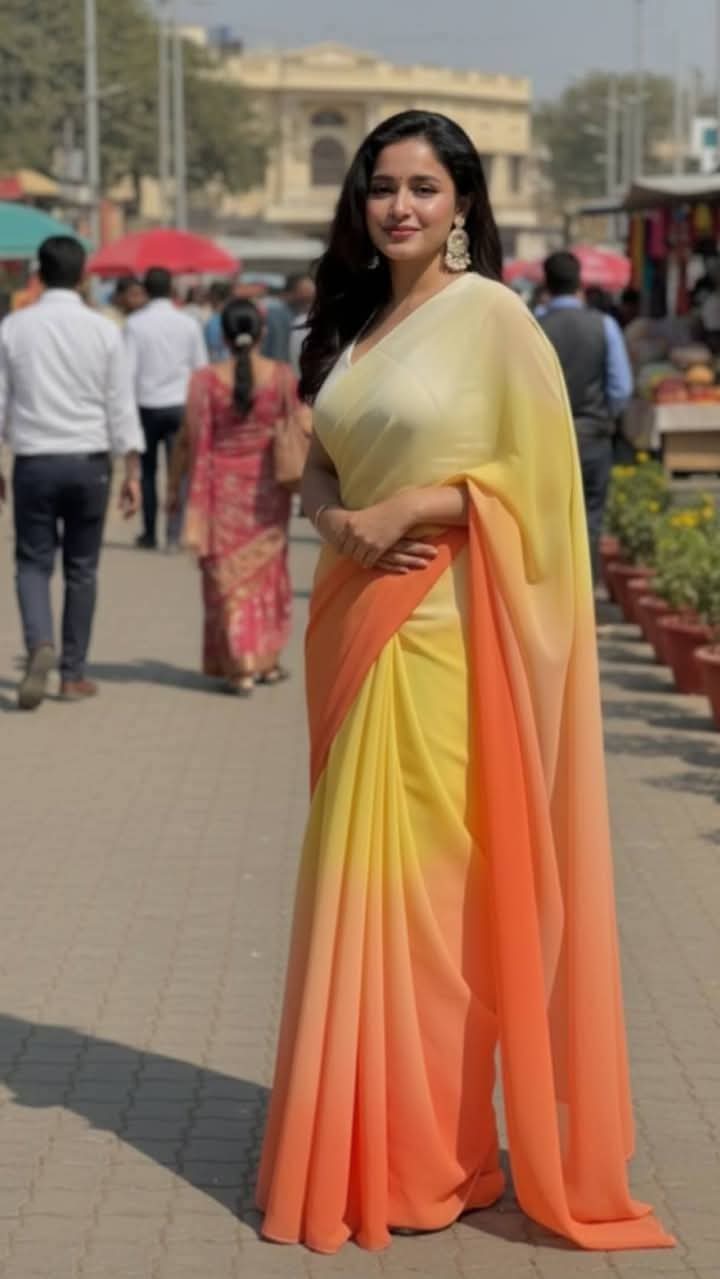 Rongdhonu Georgette sharee ছবি 2