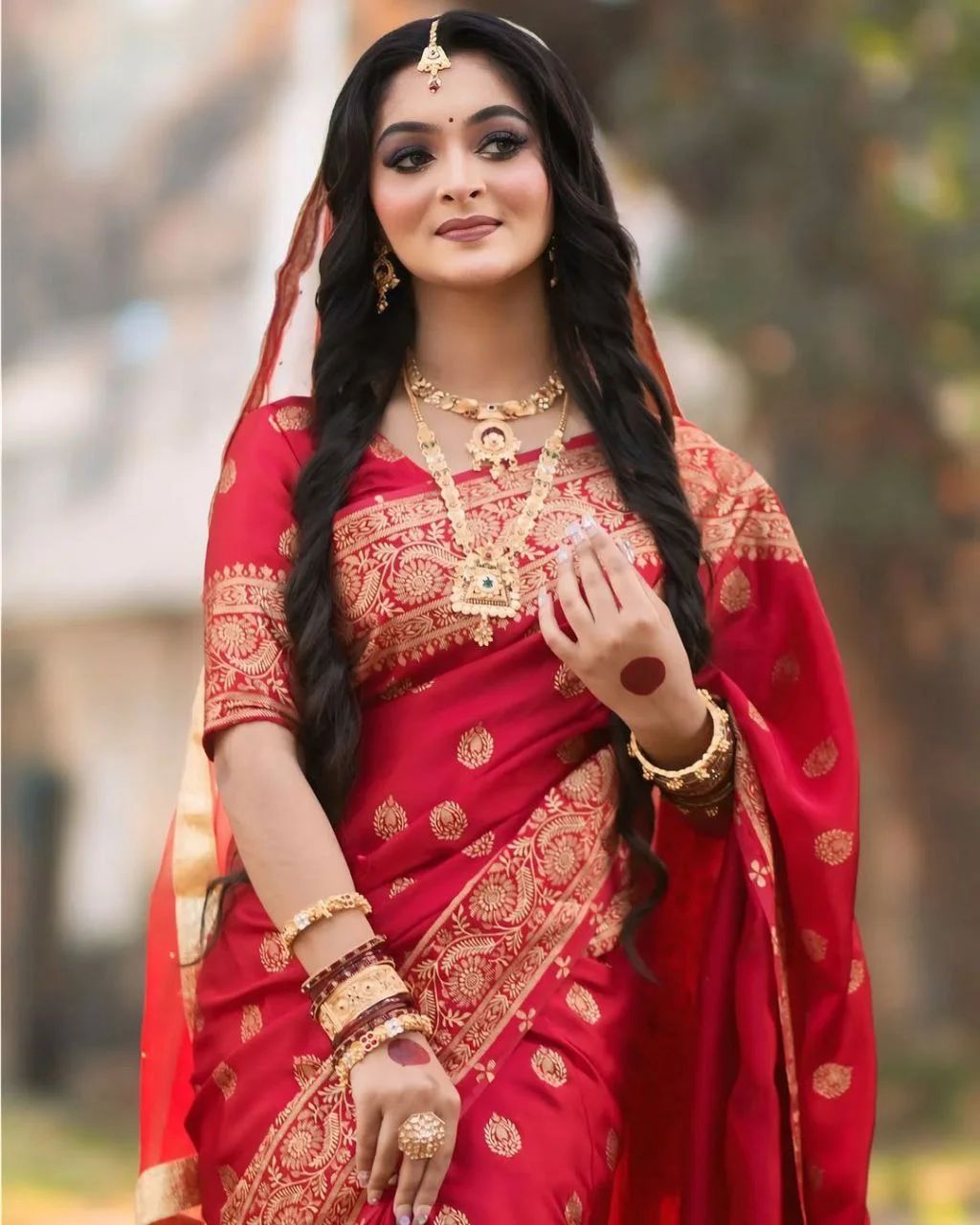 Japani Silk Skin Print Sharee with Blouse Piece ছবি 2