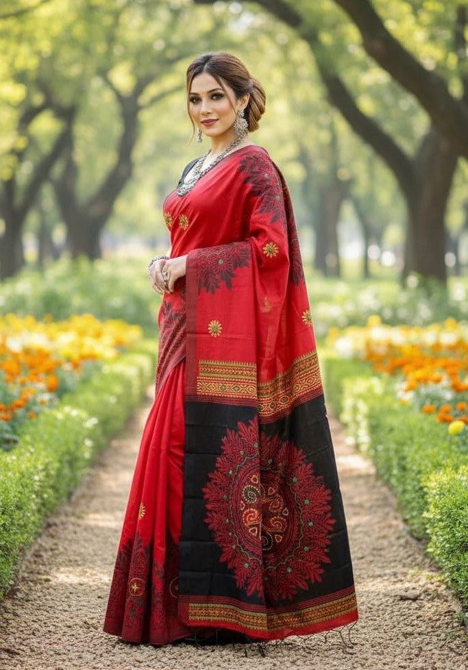 Premium Dhupiyan Silk Sharee ছবি 16