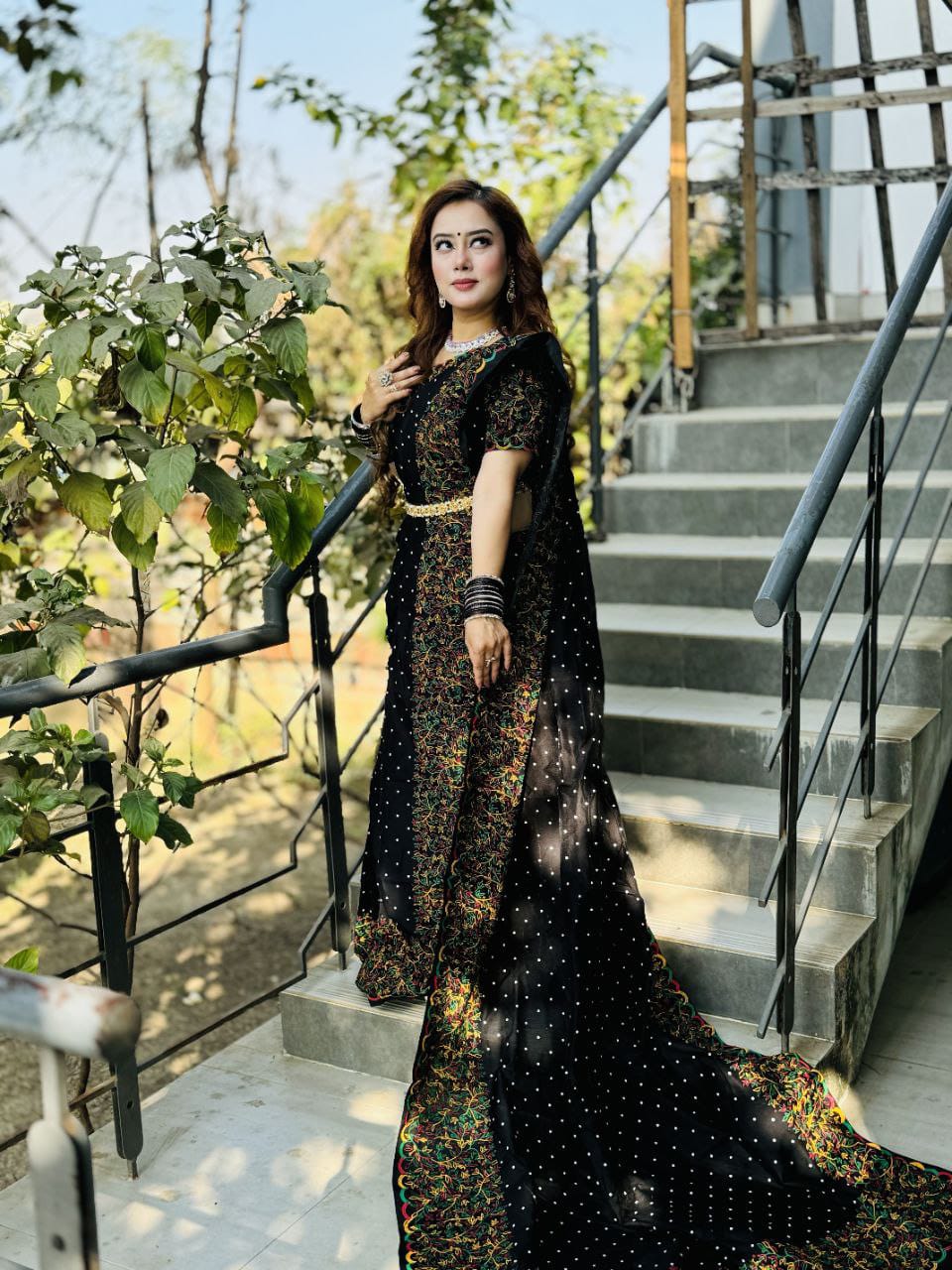 Dhupian Silk Sharee with Blaus  Piece ছবি 3