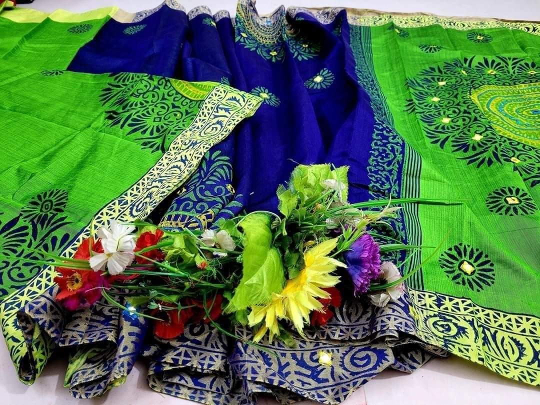 এমব্রয়ডাড়ী ধুপিয়ানসিল্ক শাড়ী ছবি 15