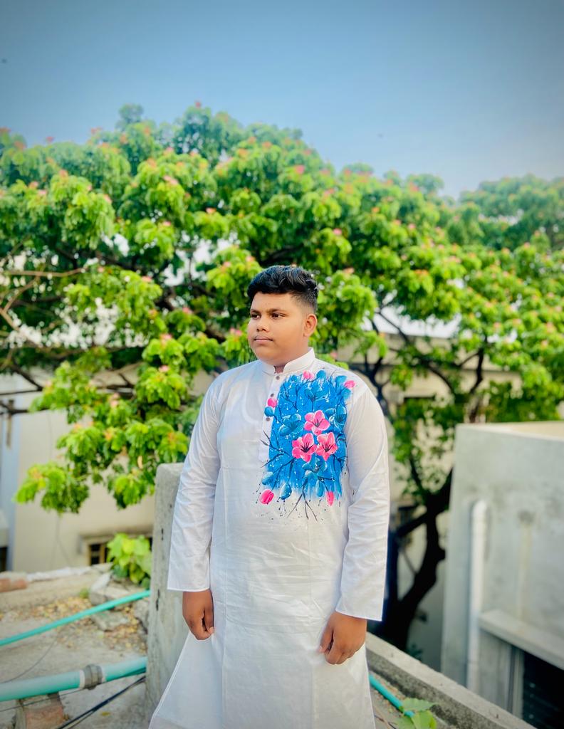 Hand Print Couple Dress ছবি 14