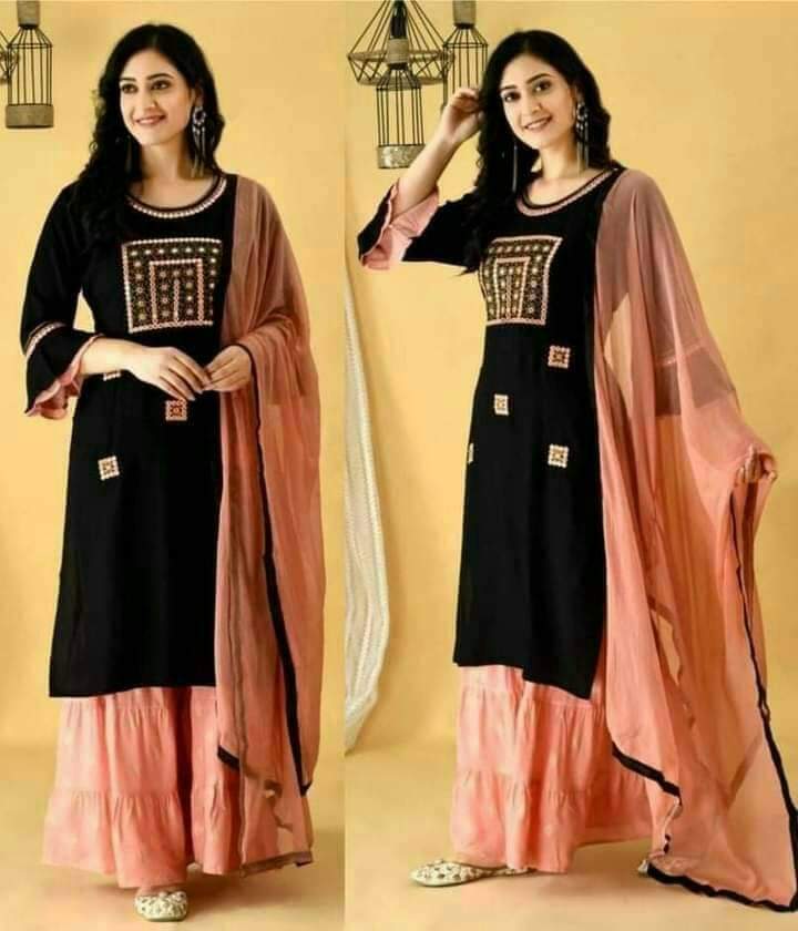 সৃজা এম্বোডারি গারারা থ্রি পিস কালেকশন