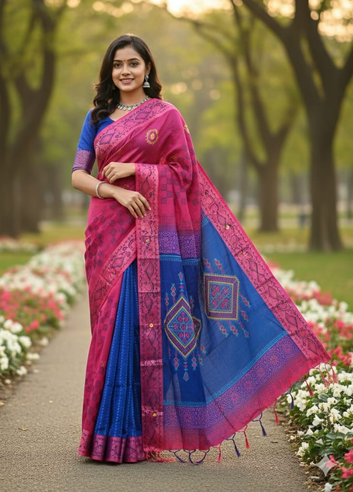 Premium Dhupiyan Silk Sharee ছবি 4