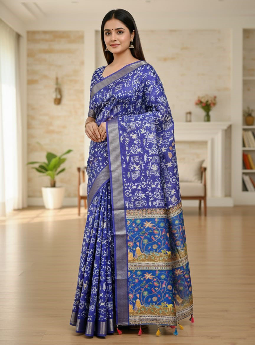 Kaftan Silk Sharee ছবি 3