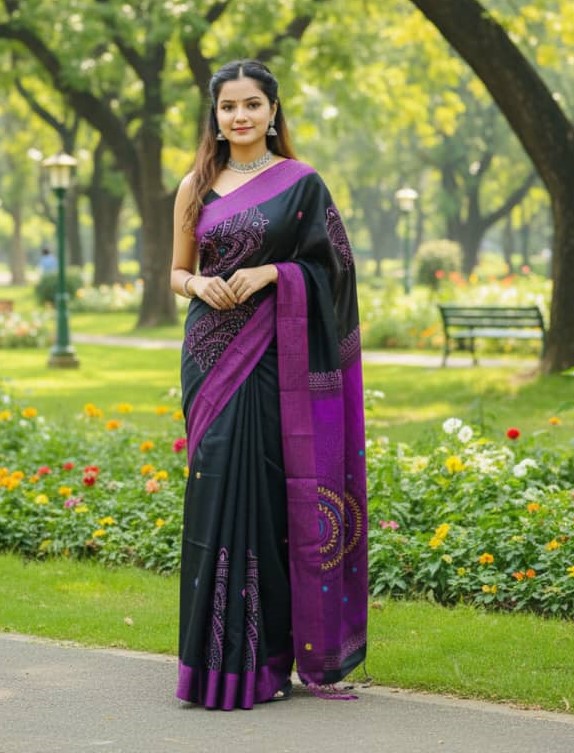 Premium Dhupiyan Silk Sharee ছবি 11