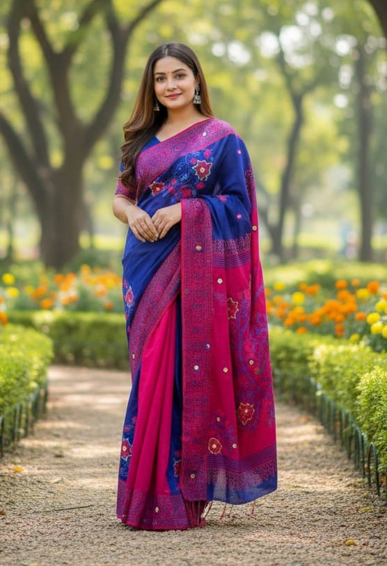 Premium Dhupiyan Silk Sharee ছবি 10