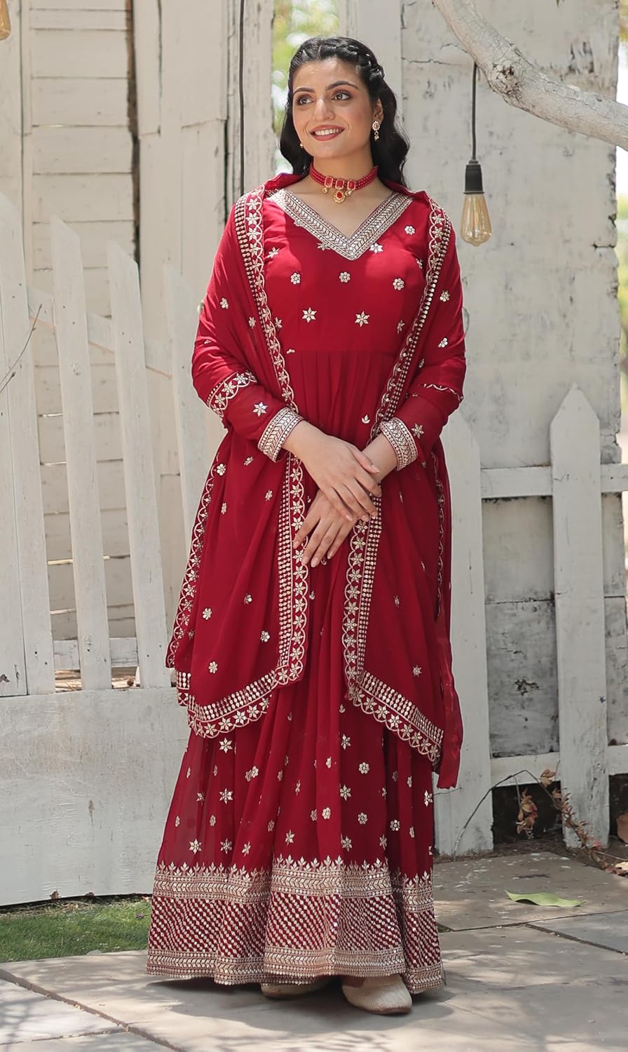 Three Piece Party Gown ছবি 6