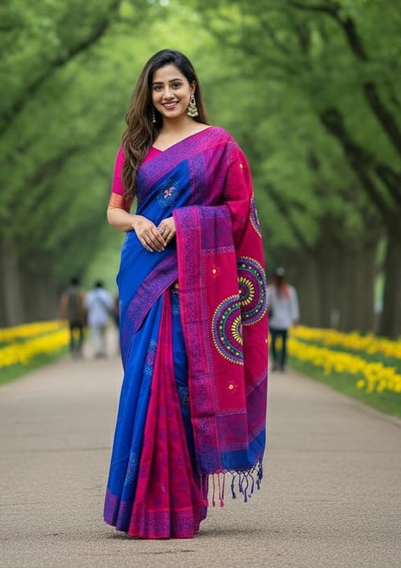 Premium Dhupiyan Silk Sharee ছবি 16
