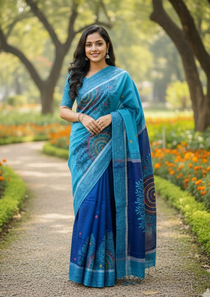 Premium Dhupiyan Silk Sharee ছবি 13