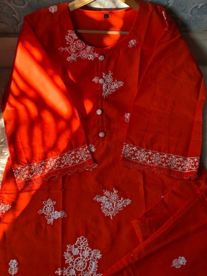 Embroidery Cotton Co-Ord Set
