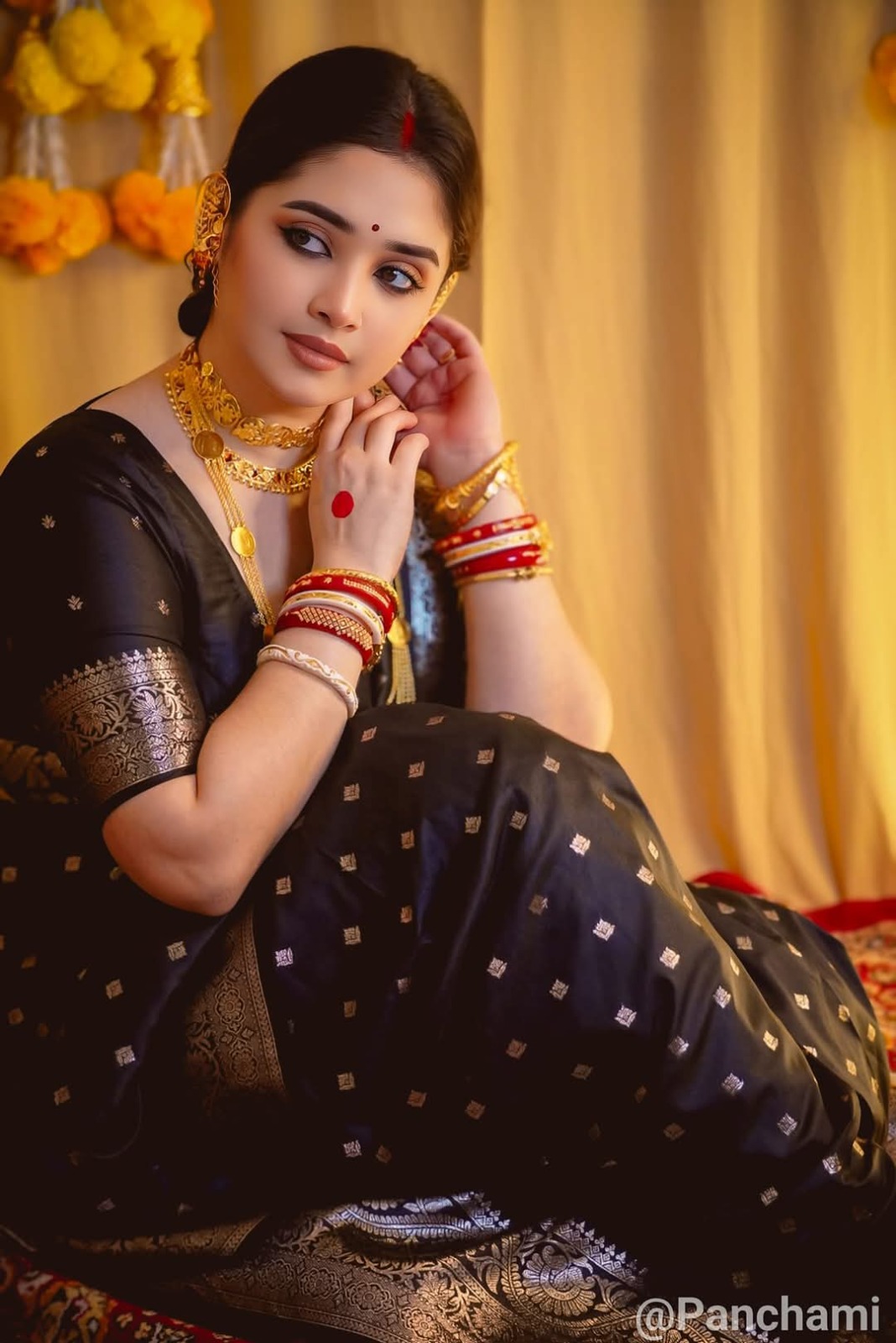 Dhupiyan Silk Sharee with Blouse Piece ছবি 8