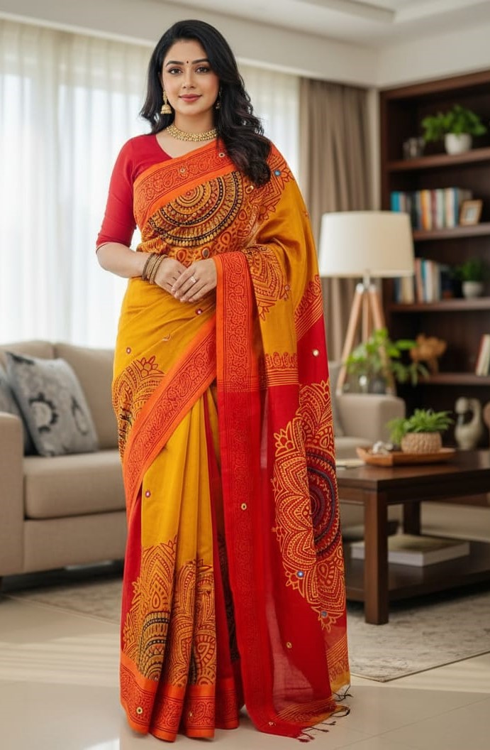 Premium Dhupiyan Silk Sharee ছবি 11